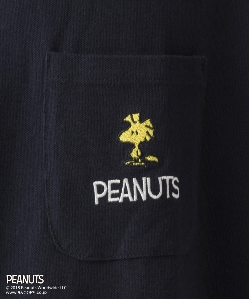 RAGEBLUE(レイジブルー)の「【PEANUTS/ピーナッツ】鹿の子Tシャツ/804439(Tシャツ/カットソー・メンズ・ホワイト/ブラック/ベージュ/ネイビー・SMALL/MEDIUM/LARGE)」の17枚目の写真