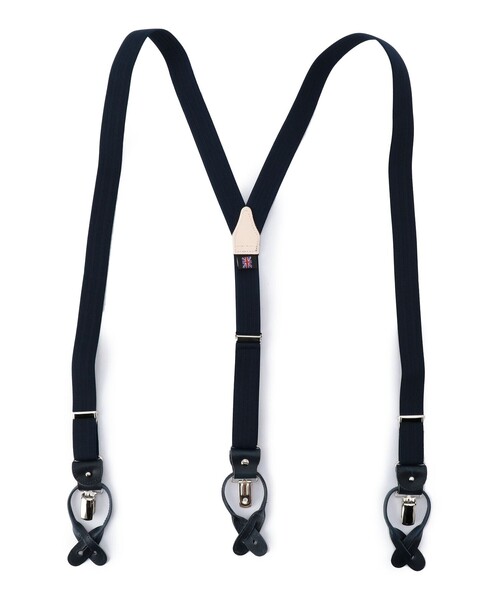 ALBERT THURSTON: 2.5cm ヘリンボーン サスペンダー ALBERT THURSTON: 2.5cm ヘリンボーン サスペンダー