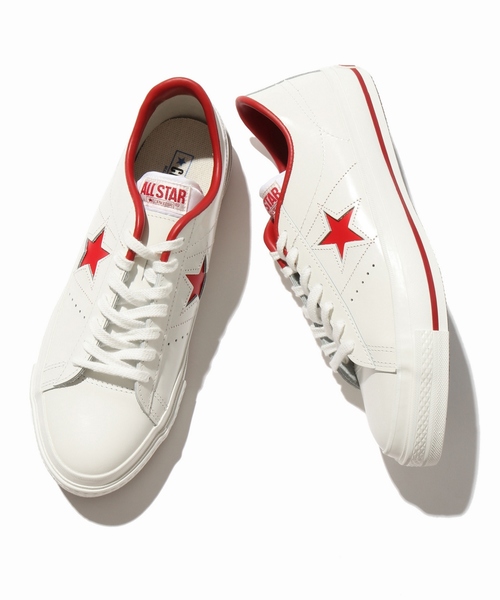 CONVERSE(コンバース)の「CONVERSE/ コンバース : ONE STAR J #(スニーカー・メンズ・ホワイト/ブラック・85/95/75)」の2枚目の写真