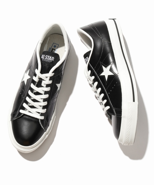 CONVERSE(コンバース)の「CONVERSE/ コンバース : ONE STAR J #(スニーカー・メンズ・ホワイト/ブラック・85/95/75)」の1枚目の写真