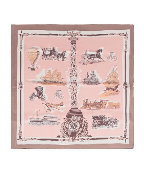 Julia Boutique（ジュリアブティック）の「70×70cmサイズ・ヴィンテージ風サテン生地スカーフ・バンダナ・ストール/100011（バンダナ/スカーフ・レディース・A/B/C/D/E/F/G/H/I/J/K/L/M/N/O/P/その他15/その他14/その他13/その他12/その他2/その他3/その他1/その他5/その他4/その他11/その他10/その他9/その他8/その他7/その他6/その他16/その他17/その他18/その他19/その他20/その他21/その他22/その他24/その他25/その他26/その他23/ブラック/ライトブルー/ホワイト/オレンジ/ブルー/ピンク/イエロー/ベージュ/ネイビー/ブラウン系/パープル系/カーキ/ブラウン/グレー/グリーン・ONE）」の20枚目の写真