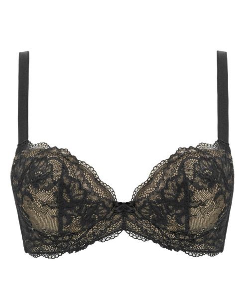 BRADELIS NEWYORK（ブラデリスニューヨーク）の「育乳STEP2　カイリーブラ　【3ステップでバストを育てるブラジャー　ステップ2　"寄せる"】（ブラジャー・レディース・ブラック/モカ/ラベンダー・B70/C70/D70/B75/C65/C75/D65/D75/E65/E70/E75/F65/F70/F75/E80/F80/G70/G75/G80）」の22枚目の写真