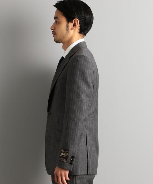 Alfred Brown 100周年 グリーンレーベル 格子柄 ネイビー 44 green label relaxing（グリーンレーベルリラクシング）の