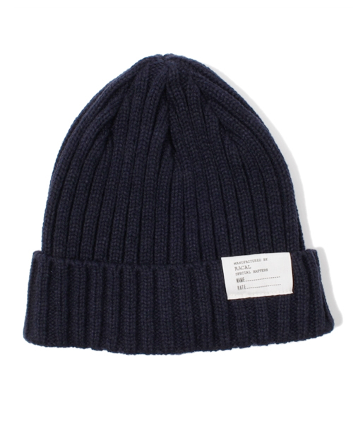 NANO universe(ナノユニバース)の「RACAL(ラカル)/ 2×2 RIB 折り返しワッチ(ニットキャップ/ビーニー・メンズ・ブラック/ベージュ/ブルー/バーガンディー/グレー/ネイビー・FREE)」の5枚目の写真