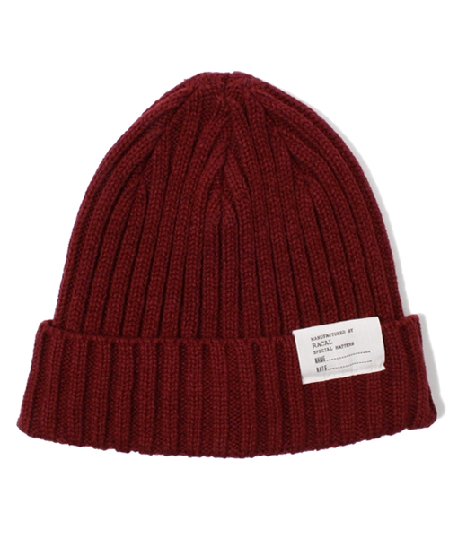 NANO universe(ナノユニバース)の「RACAL(ラカル)/ 2×2 RIB 折り返しワッチ(ニットキャップ/ビーニー・メンズ・ブラック/ベージュ/ブルー/バーガンディー/グレー/ネイビー・FREE)」の6枚目の写真