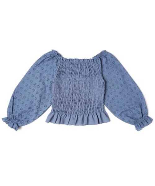 flower（フラワー）の「レインボーレースブラウス（シャツ/ブラウス・レディース・ホワイト/ピンク/ブルー/イエロー・FREE）」の11枚目の写真