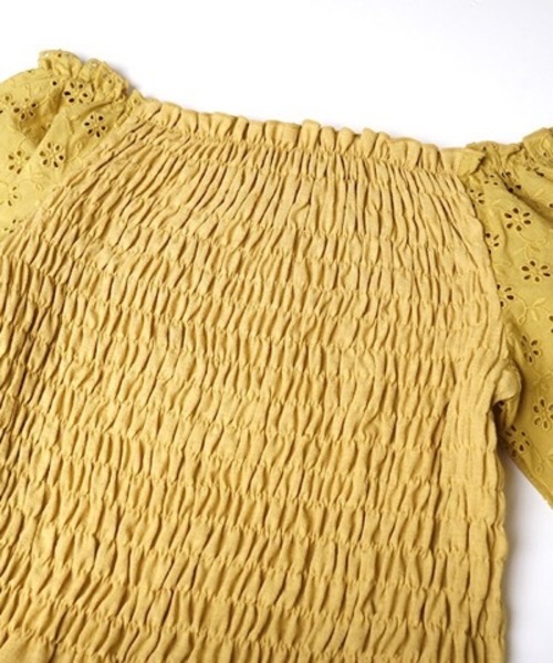 flower（フラワー）の「レインボーレースブラウス（シャツ/ブラウス・レディース・ホワイト/ピンク/ブルー/イエロー・FREE）」の13枚目の写真