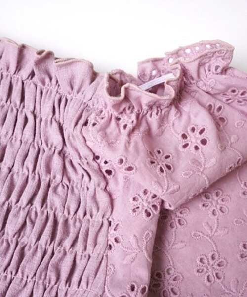 flower（フラワー）の「レインボーレースブラウス（シャツ/ブラウス・レディース・ホワイト/ピンク/ブルー/イエロー・FREE）」の19枚目の写真