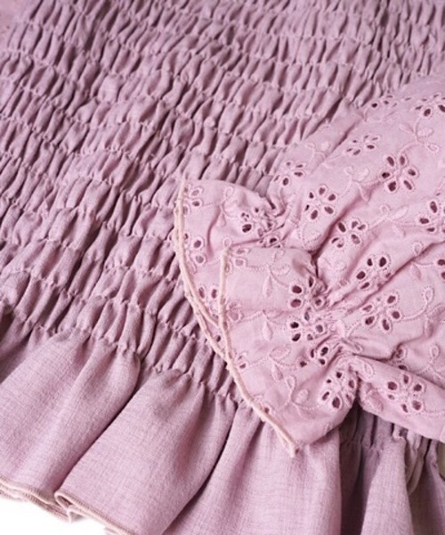 flower（フラワー）の「レインボーレースブラウス（シャツ/ブラウス・レディース・ホワイト/ピンク/ブルー/イエロー・FREE）」の20枚目の写真