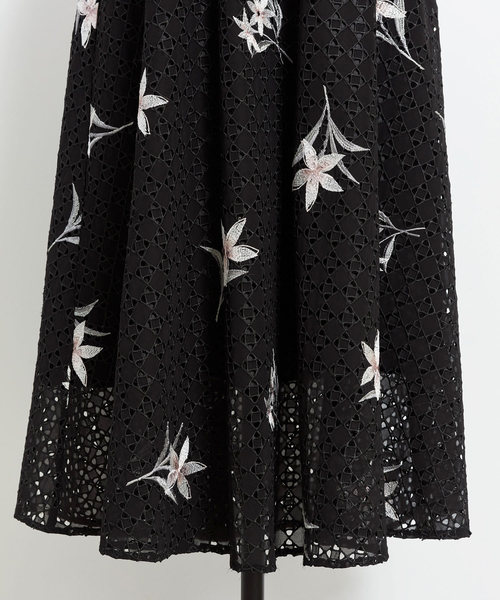 Noela（ノエラ）の「フラワー刺繍レーススカート（スカート）」 - WEAR