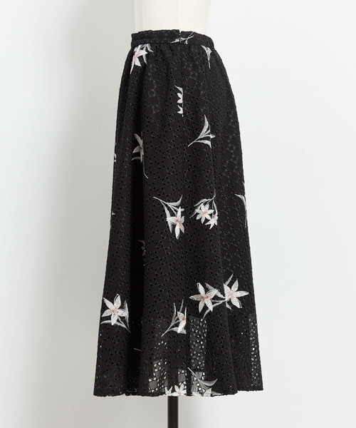 Noela（ノエラ）の「フラワー刺繍レーススカート（スカート）」 - WEAR