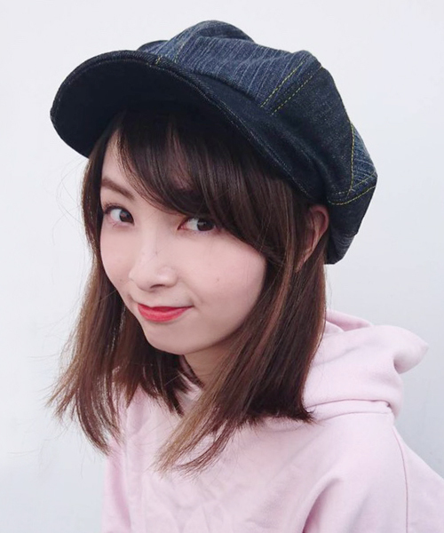 Ruben(ルーベン)の「デニムパッチワーク キャスケット(キャスケット・レディース・ネイビー/ブラック・FREE)」の7枚目の写真
