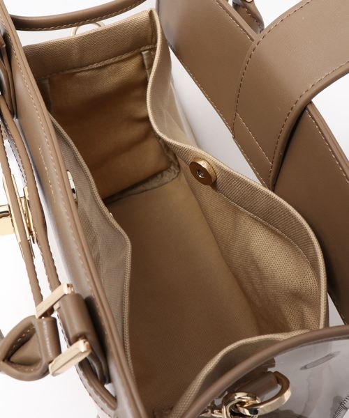 JILL STUART(ジルスチュアート)の「【ホワイトWEB限定】カローラクリアショルダーバッグ(トートバッグ・レディース・ホワイト/ブラック/ブラウン・フリ-)」の10枚目の写真
