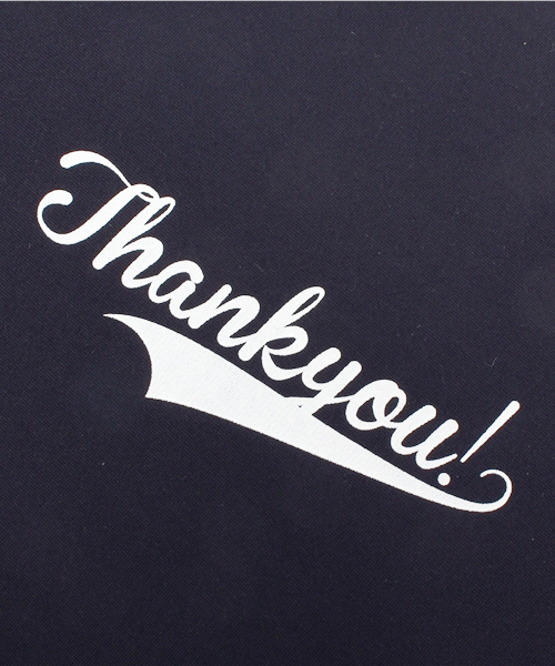 CIAOPANIC TYPY(チャオパニックティピー)の「THANKYOUクラッチ(クラッチバッグ・レディース・ネイビー/ベージュ/ホワイト・FREE)」の5枚目の写真