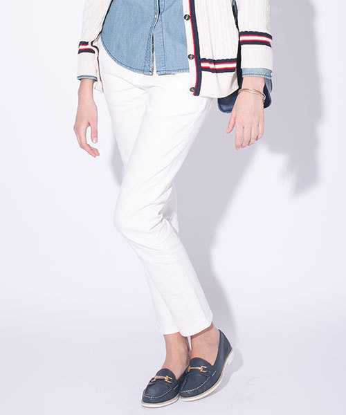 NANO universe（ナノユニバース）の「【VERY4月号掲載】カラーjegginnypants（その他パンツ・レディース・オフホワイト/ベージュ/ライトグレー/レッド/ブルー/グリーン/ブラック・34/36/30/32/28）」の2枚目の写真