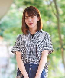 axes femme | 刺繍入りシャツ(シャツ/ブラウス)