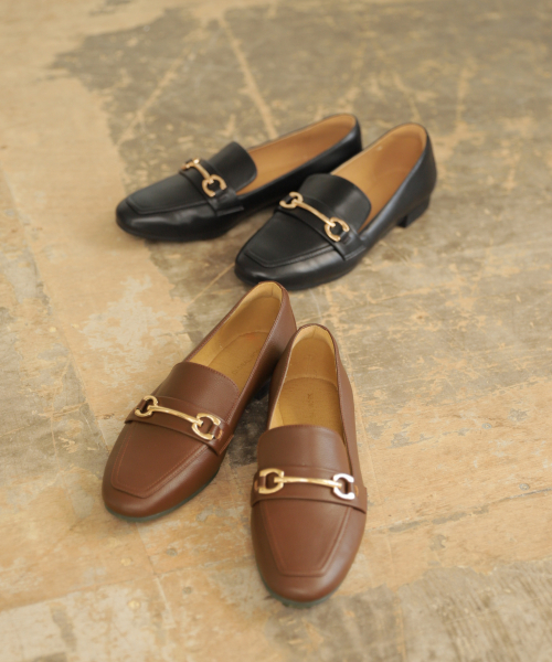 GLOBAL WORK（グローバルワーク）の「【抗菌防臭】シナヤカフィットローファー/843401（ローファー・レディース・ブラック/ブラウン/ブラック系その他/ホワイト・MEDIUM/LARGE）」の15枚目の写真