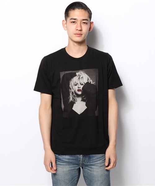 HYSTERIC GLAMOUR（ヒステリックグラマー）の「CL/LOVE 3C pt T-SH（Tシャツ/カットソー・メンズ・ブラック/ホワイト/イエロー・MEDIUM/SMALL/LARGE）」の4枚目の写真