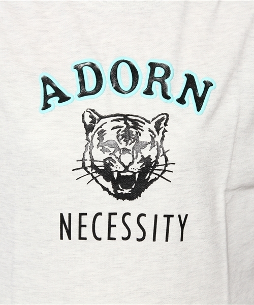 one after another NICE CLAUP（ワンアフターアナザーナイスクラップ）の「【ナイスクラップ】トラちゃん裏毛プルオーバー（Tシャツ/カットソー・レディース・ネイビー/グレー/オートミール・FREE）」の10枚目の写真