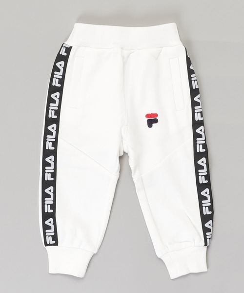 FILA(フィラ)の「【FILA×BIG FIELD】ジョガーパンツ(kids/80〜140cm)(パンツ)」|オフホワイト