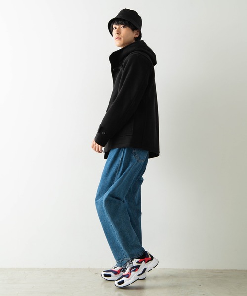 WEGO(ウィゴー)の「WEGO/メルトンショートダッフルコート(ダッフルコート・メンズ・ブラック/ネイビー/キャメル/ワイン・SMALL/MEDIUM/LARGE)」の11枚目の写真