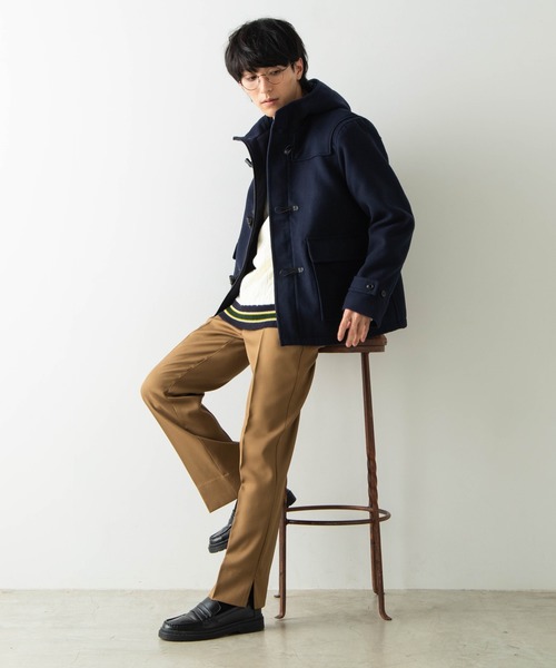 WEGO(ウィゴー)の「WEGO/メルトンショートダッフルコート(ダッフルコート・メンズ・ブラック/ネイビー/キャメル/ワイン・SMALL/MEDIUM/LARGE)」の14枚目の写真