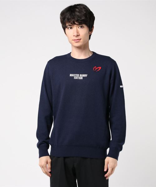 から厳選した マスターバニー ダウンセーター ネイビー 美品 - ウエア(男性用)