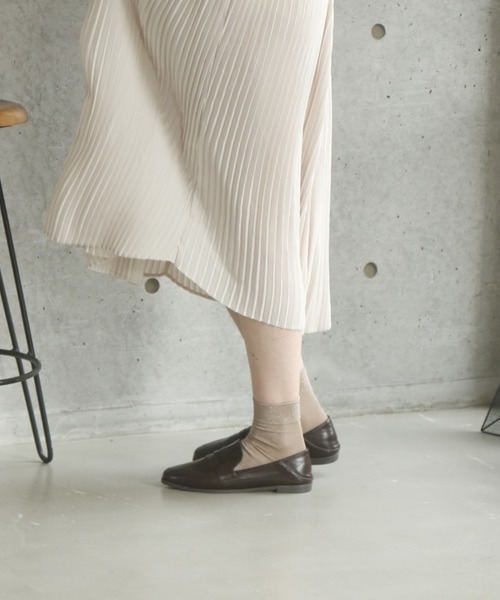 VIVIAN（ヴィヴィアン）の「スクエアトゥローファーバブーシュ（ローファー・レディース・ホワイト/ブラック/ベージュ/キャメル/ダークブラウン・LL/S/M/L/XL）」の15枚目の写真