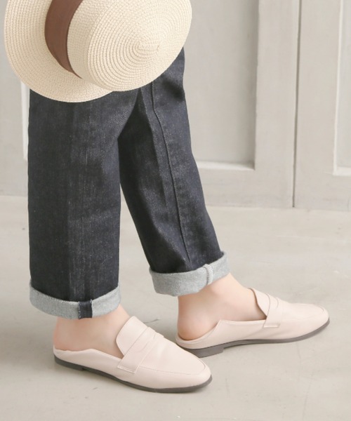 VIVIAN（ヴィヴィアン）の「スクエアトゥローファーバブーシュ（ローファー・レディース・ホワイト/ブラック/ベージュ/キャメル/ダークブラウン・LL/S/M/L/XL）」の20枚目の写真