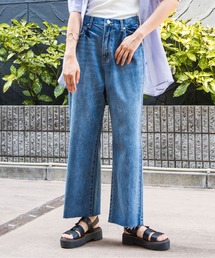 WEGO | WEGO/デイリーストレートボーイフレンドデニムパンツ(デニムパンツ)