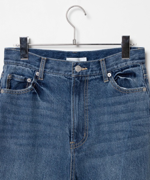 WEGO(ウィゴー)の「WEGO/デイリーストレートボーイフレンドデニムパンツ(デニムパンツ・レディース・ブラック/インディゴブルー/ダークインディゴブルー/ライトインディゴブルー・SMALL/LARGE/MEDIUM)」の19枚目の写真