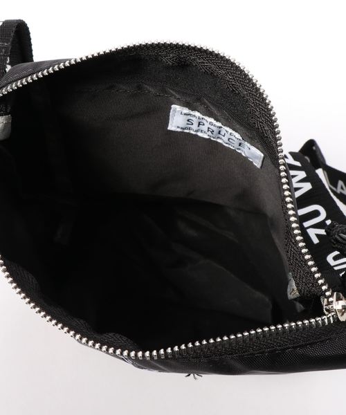 LuuNa（ルーナ）の「ロゴテープ サコッシュ（ショルダーバッグ・レディース・ブラック/カーキ/ネイビー/パープル・FREE）」の5枚目の写真