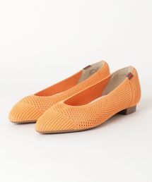 NUOVO ヌオーヴォ パンプス メイクアップミー POINTED KNIT 1.5 ポインテッド ニット 1.5cm NE30230 ORANGE