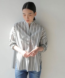 AMERICAN HOLIC | スタンドカラースキッパーBIGシャツ＊＊(シャツ/ブラウス)