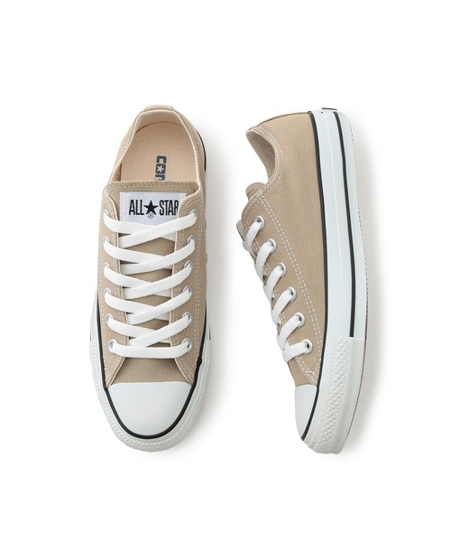 CONVERSE(コンバース)の「【CONVERSE】CANVAS ALL STAR COLORS OX(スニーカー・レディース・ベージュ・24/23.5cm/24.5cm/23)」の1枚目の写真