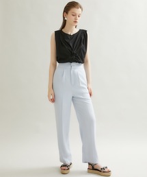 STUDIOUS | 【STUDIOUS】ジョーゼットタックストレートパンツ(その他パンツ)