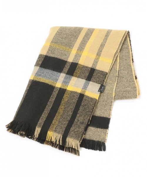 niko and...（ニコアンド）の「【小松菜奈さん着用アイテム】オリジナル2WAYチェックストール（ストール/ショール・レディース・オフホワイト/ブラック/ダークグレー/カーキ・0）」の17枚目の写真