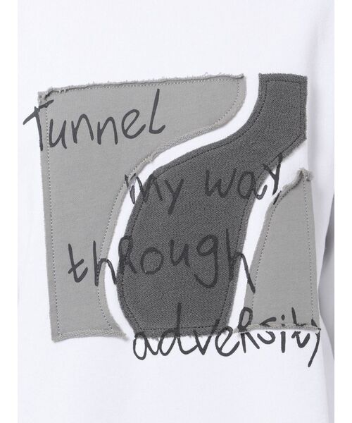 EMODA(エモダ)の「カッティングプリントプルオーバー(スウェット・レディース・ホワイト/グレー/ブラック・FREE)」の15枚目の写真