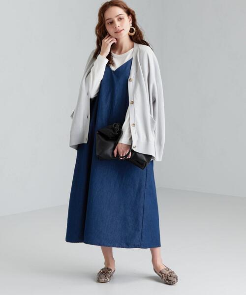 セール Cfc デニム フレア キャミ ワンピース ワンピース Green Label Relaxing グリーンレーベルリラクシング のファッション通販 Zozotown