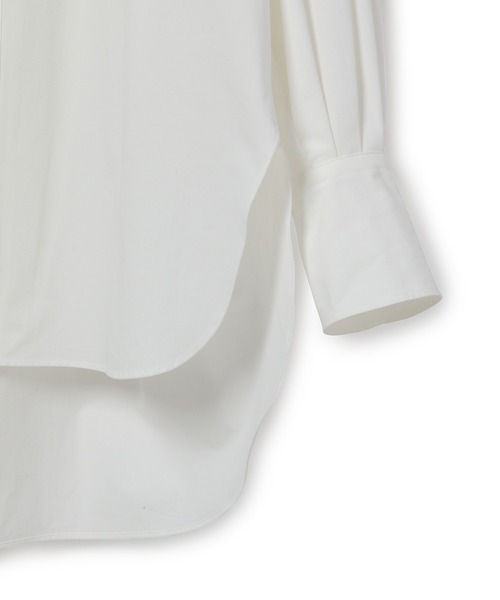 ADAM ET ROPE'(アダムエロペ)の「<洗える>バンドカラーシャツ(シャツ/ブラウス・レディース・ホワイト/ピンク/イエロー系その他・FREE)」の10枚目の写真