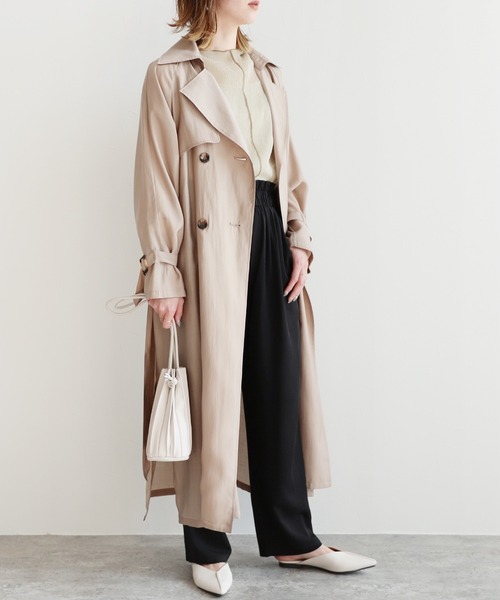 reca（レカ）の「メローデザインシフォンインナー付きプルオーバー（シャツ/ブラウス・レディース・ブラック/ミント/ライトベージュ/ピンク・M）」の14枚目の写真