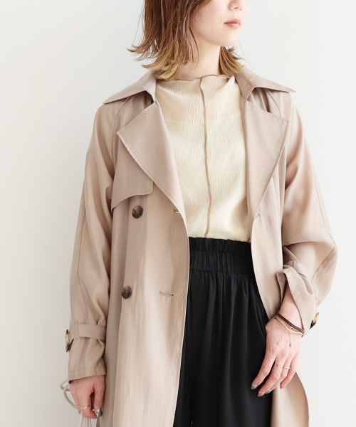 reca（レカ）の「メローデザインシフォンインナー付きプルオーバー（シャツ/ブラウス・レディース・ブラック/ミント/ライトベージュ/ピンク・M）」の15枚目の写真