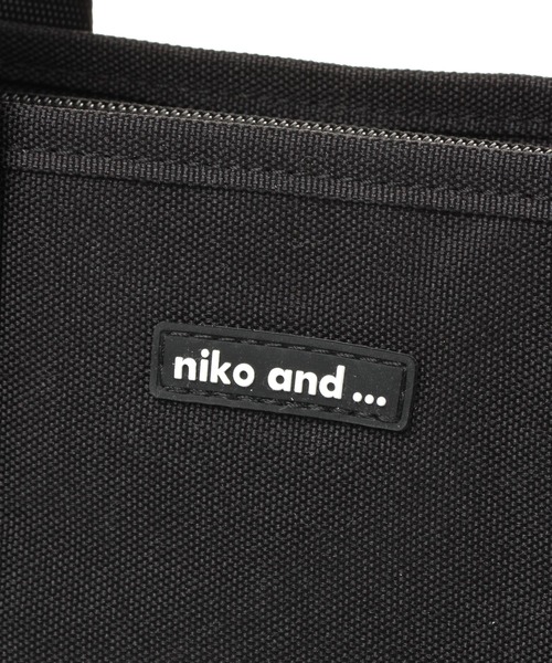 新品未使用タグ付き　niko and…  軽インベスト　ブラック niko and… 「niko and」 フラットサンダル LARGE ブラック