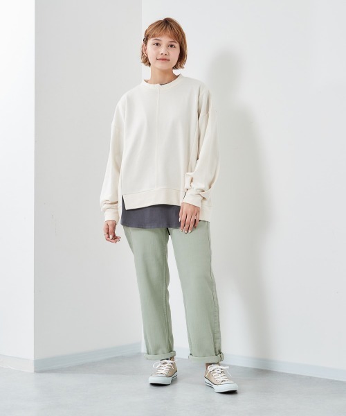 cepo（セポ）の「ホールドアップ　カラーデニムストレート（デニムパンツ・レディース・ピンク/グリーン/ベージュ/ライトインディゴブルー/ブルー系その他/オフホワイト/イエロー/ラベンダー・SS/S/M/L）」の14枚目の写真