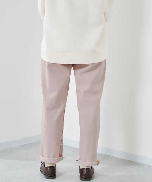 cepo（セポ）の「ホールドアップ　カラーデニムストレート（デニムパンツ・レディース・ピンク/グリーン/ベージュ/ライトインディゴブルー/ブルー系その他/オフホワイト/イエロー/ラベンダー・SS/S/M/L）」の22枚目の写真