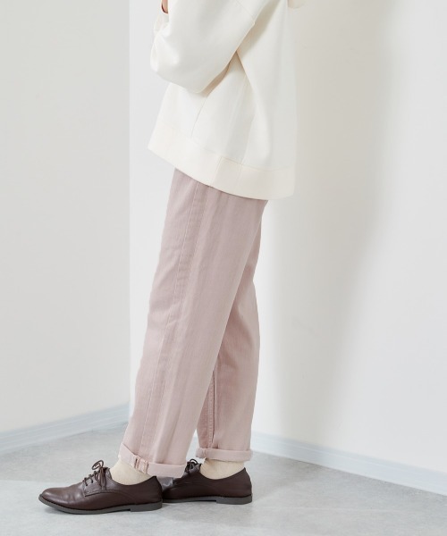 cepo（セポ）の「ホールドアップ　カラーデニムストレート（デニムパンツ・レディース・ピンク/グリーン/ベージュ/ライトインディゴブルー/ブルー系その他/オフホワイト/イエロー/ラベンダー・SS/S/M/L）」の21枚目の写真