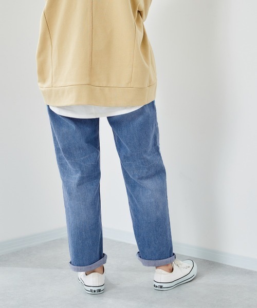 cepo（セポ）の「ホールドアップ　カラーデニムストレート（デニムパンツ・レディース・ピンク/グリーン/ベージュ/ライトインディゴブルー/ブルー系その他/オフホワイト/イエロー/ラベンダー・SS/S/M/L）」の16枚目の写真