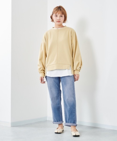 cepo（セポ）の「ホールドアップ　カラーデニムストレート（デニムパンツ・レディース・ピンク/グリーン/ベージュ/ライトインディゴブルー/ブルー系その他/オフホワイト/イエロー/ラベンダー・SS/S/M/L）」の17枚目の写真