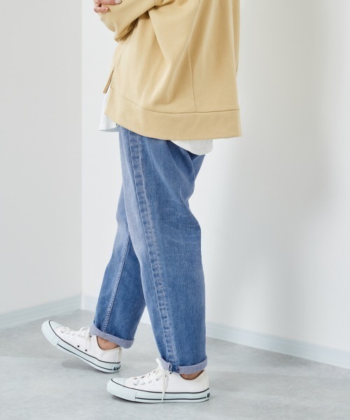 cepo（セポ）の「ホールドアップ　カラーデニムストレート（デニムパンツ・レディース・ピンク/グリーン/ベージュ/ライトインディゴブルー/ブルー系その他/オフホワイト/イエロー/ラベンダー・SS/S/M/L）」の15枚目の写真