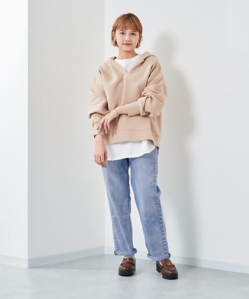 cepo（セポ）の「ホールドアップ　カラーデニムストレート（デニムパンツ・レディース・ピンク/グリーン/ベージュ/ライトインディゴブルー/ブルー系その他/オフホワイト/イエロー/ラベンダー・SS/S/M/L）」の20枚目の写真